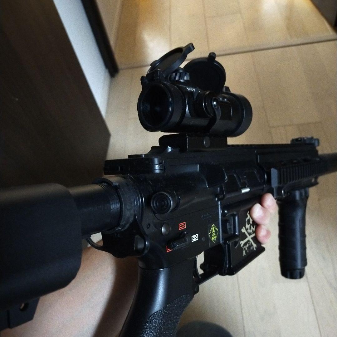 HK416デブグルカスタム マルイ製　クロスボーン仕様