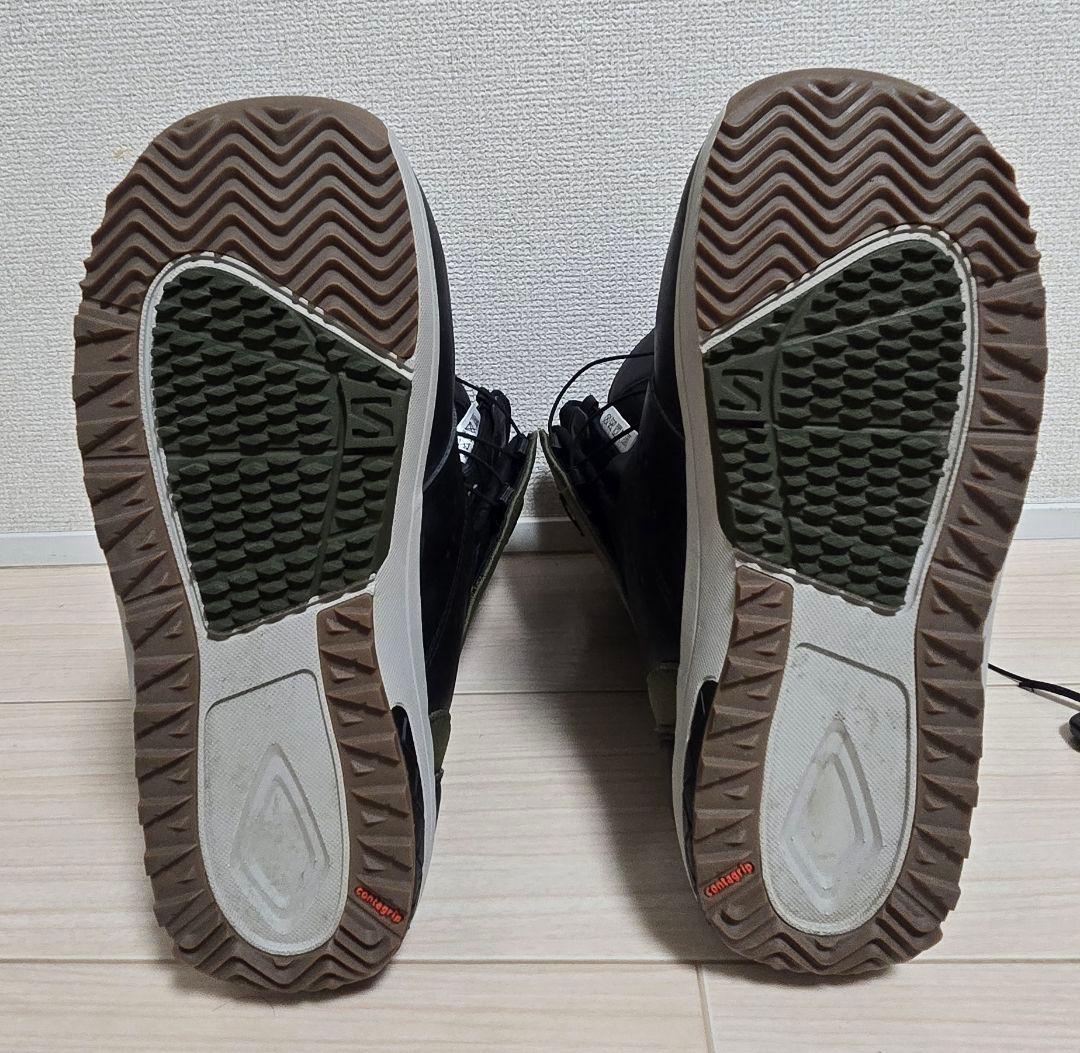 Salomon スノーボードブーツ ブラック/オリーブ