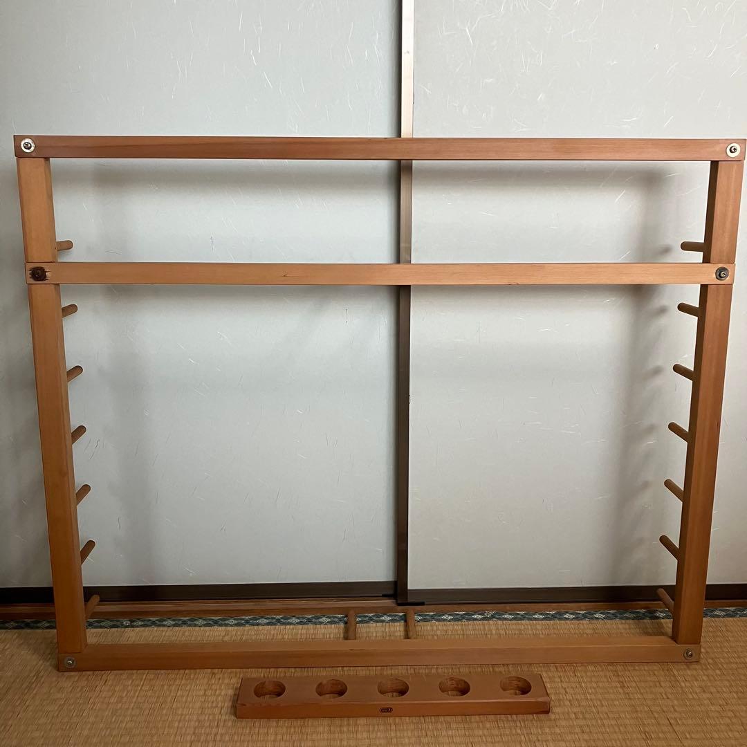 さをり　セット　整経台　糸立て　コーン立て　機織り　手織り　さをり織り