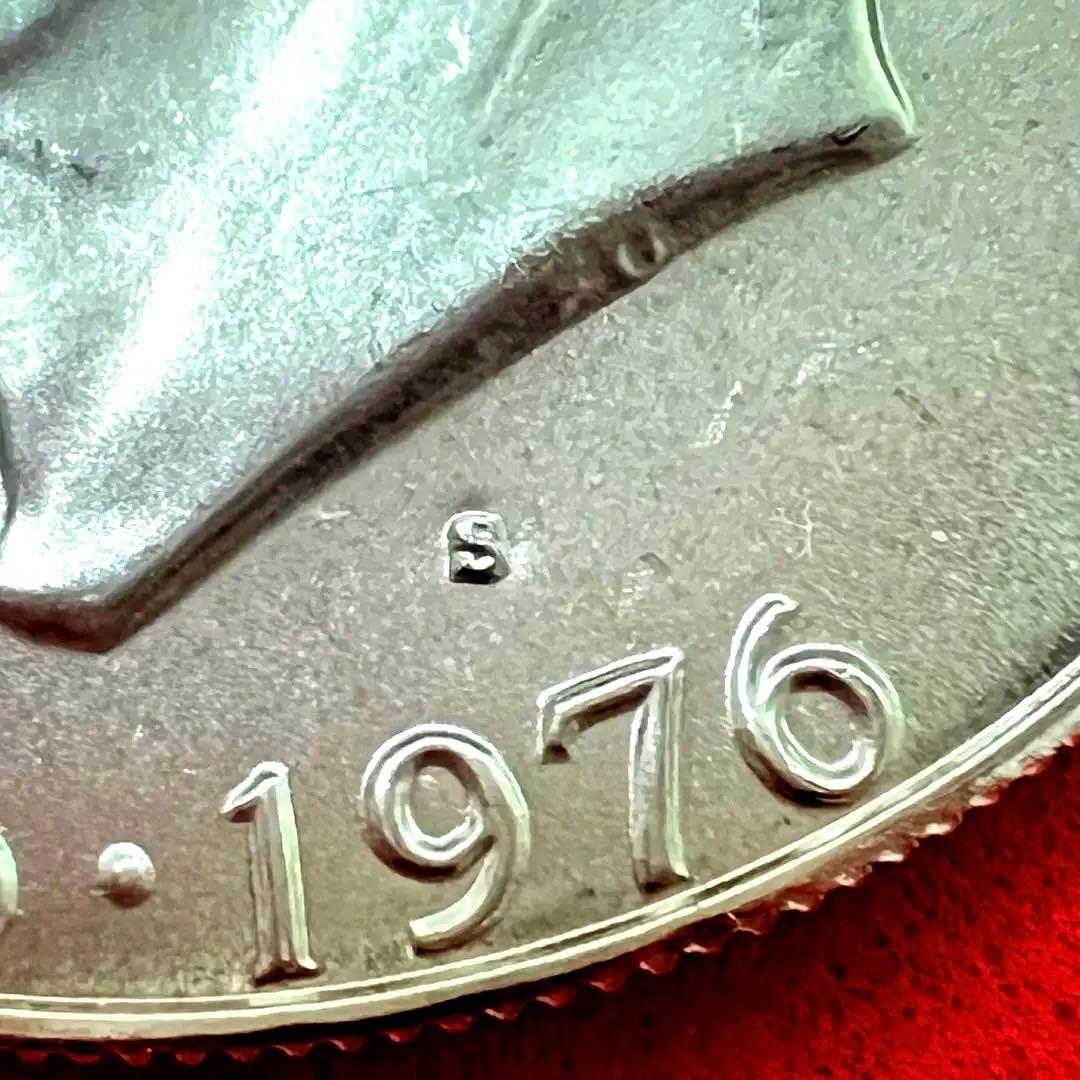 【銀貨/S刻印】アメリカ 1776-1976年 独立200周年記念 1ドル 銀貨