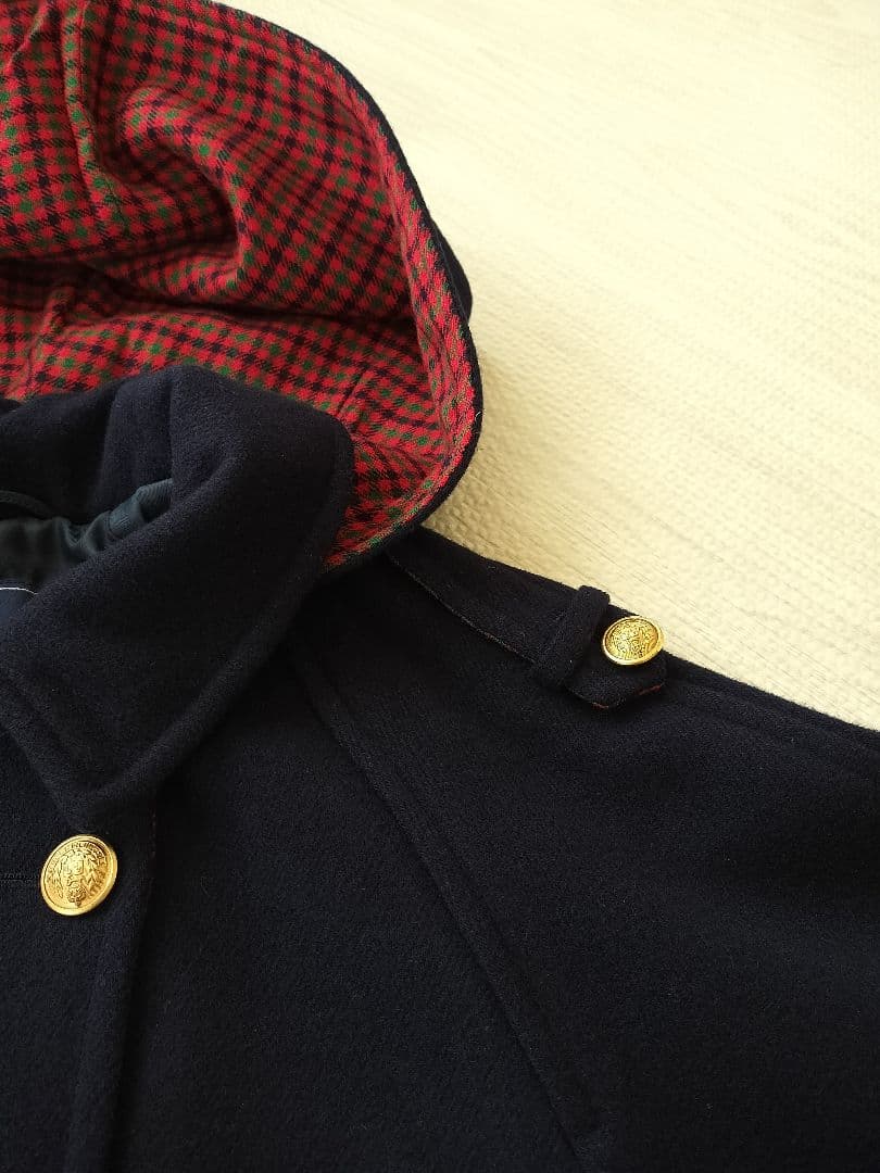 familiar 　コート　ネイビー ダブルブレストコート 140 150