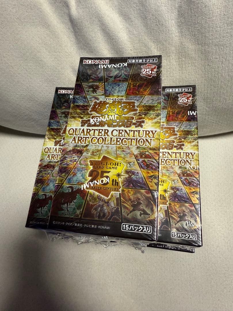 遊戯王 クォーターセンチュリーアートコレクション シュリンク付7box