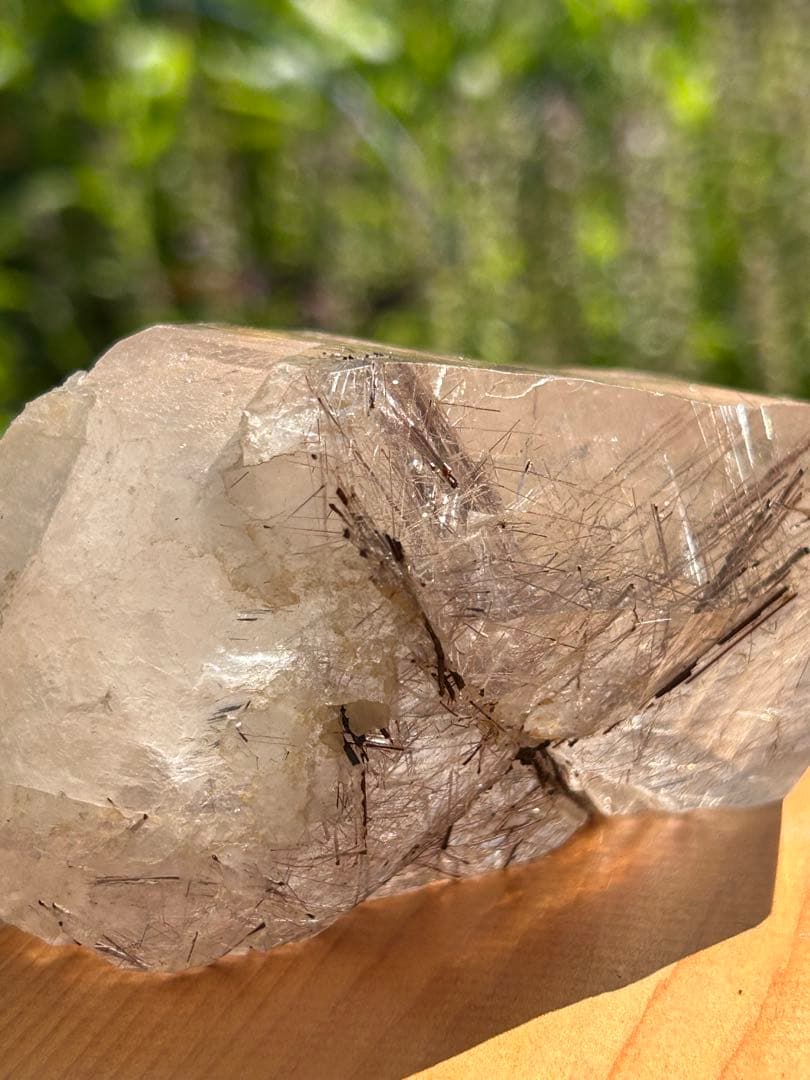 ブラウンルチル原石カテドラルAAAAAレインボー入 希少価値‼️大特価SALE