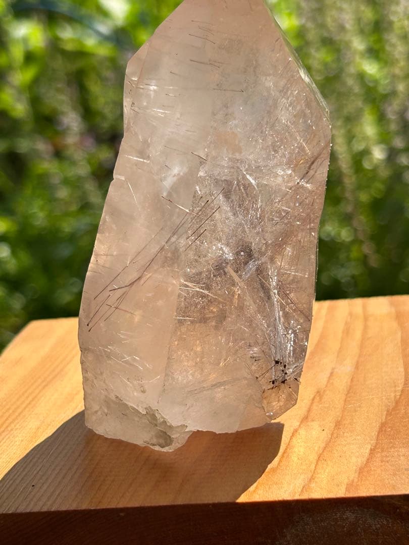 ブラウンルチル原石カテドラルAAAAAレインボー入 希少価値‼️大特価SALE