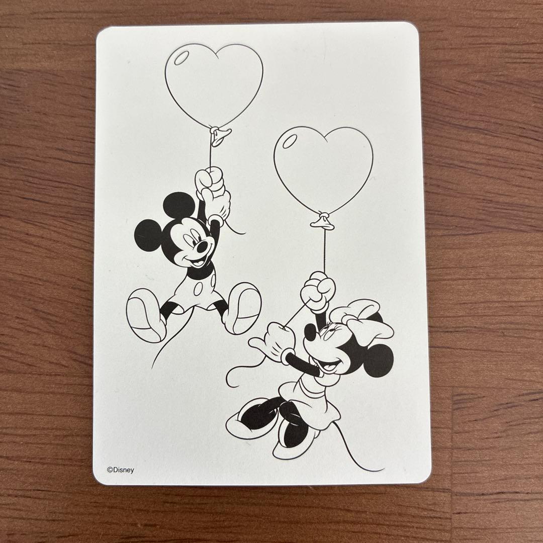 ディズニーストア　じゃんけんカード　塗り絵