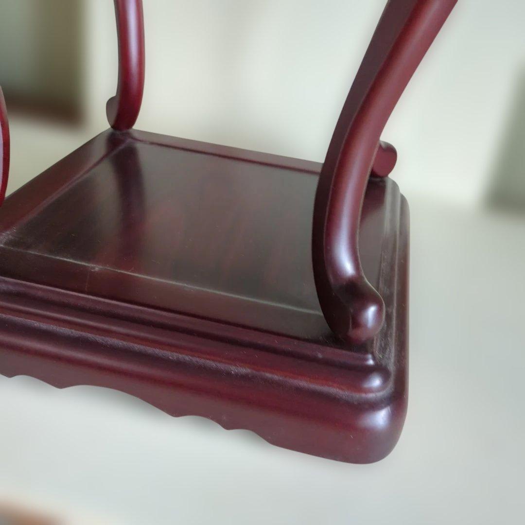 骨董　飾り台　台　木製　木彫　猫脚　花台　香炉台　ディスプレイ