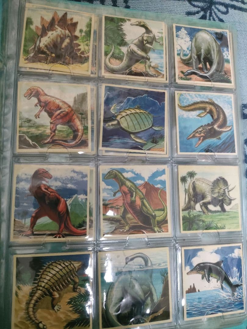 1980年代 おまけ恐竜シール　19種類