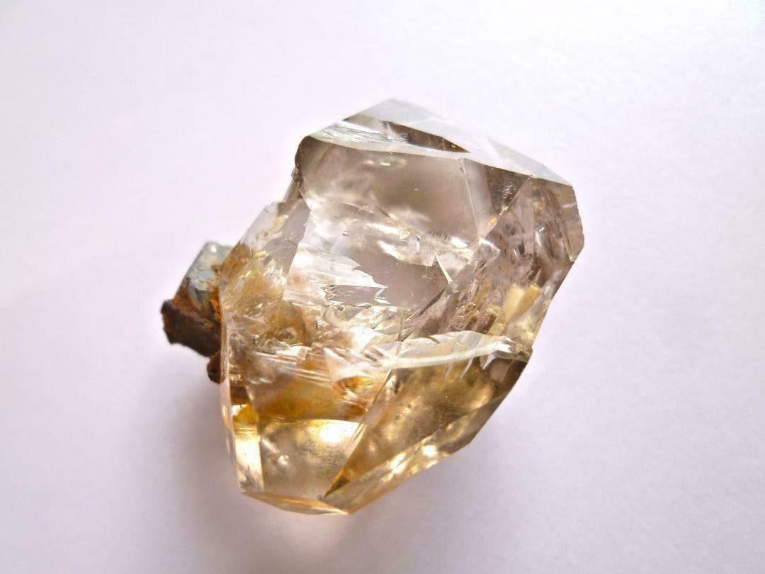 スモーキー クォーツ ハ―キマ―ダイヤモンド 水晶 鉱物標本