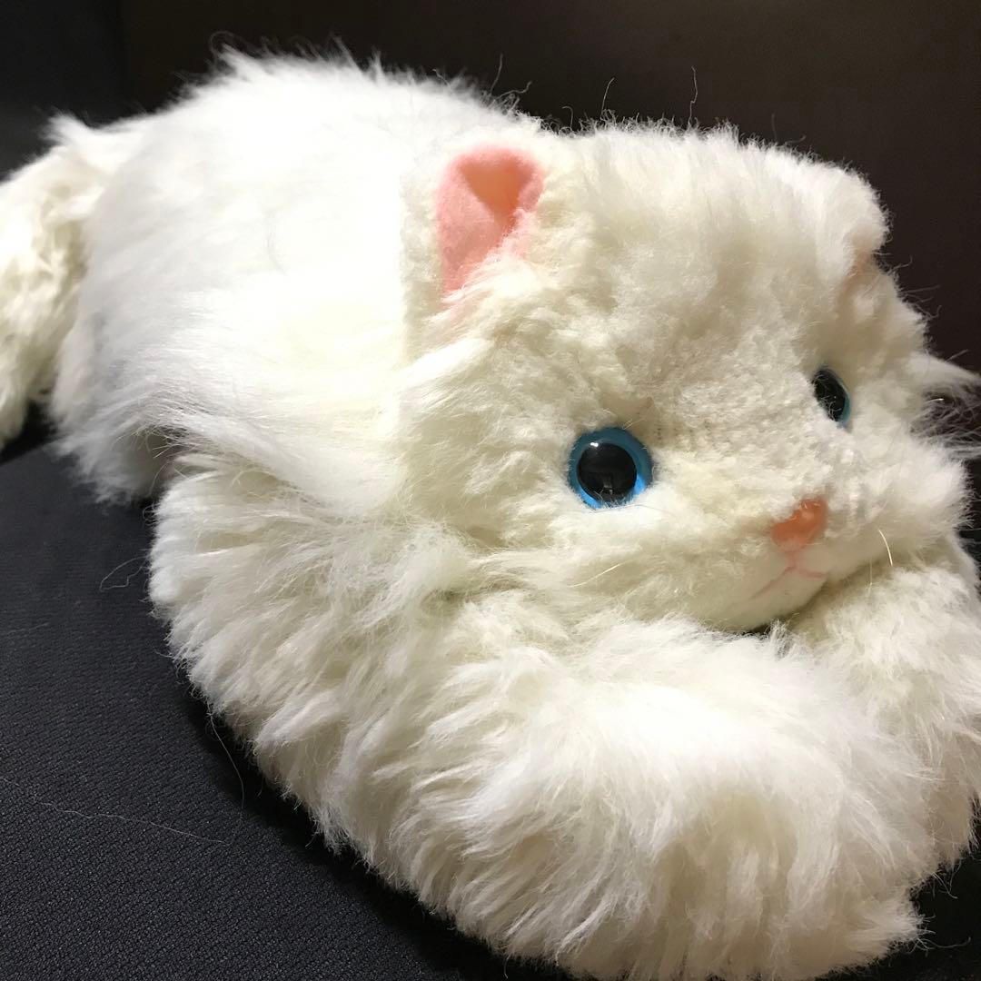 ぬいぐるみ　猫　ねこ　ペルシャ猫　レトロ❣️