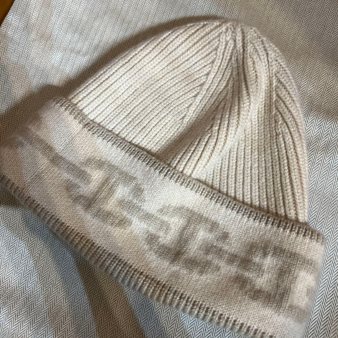 エルメス　シェーヌダンクル　ニットキャップ 《ヘヴン》　帽子　ニット帽　サイズM