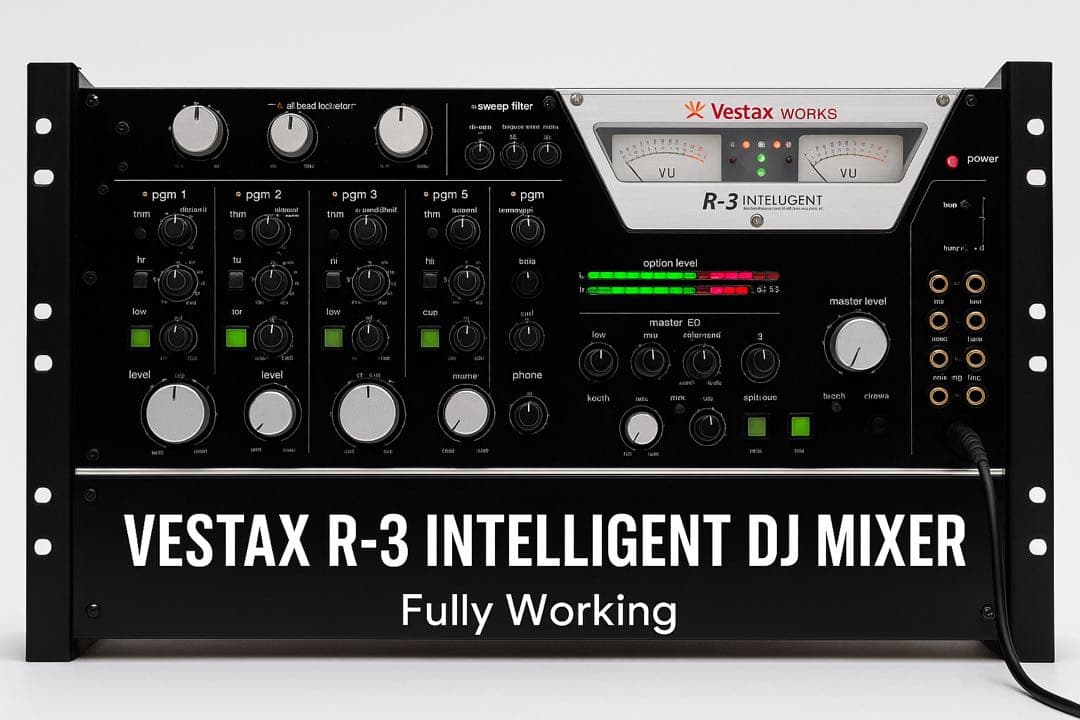 【極希少・完動品】Vestax R-3 DJ Mixer 名機 生産数300台
