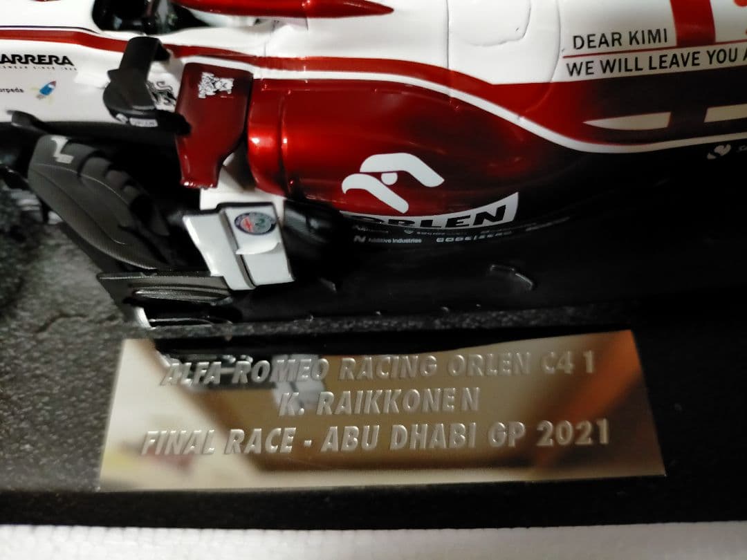 PMA 1/18 アルファロメオ F1 C41 ライコネン 2021 アブダビ