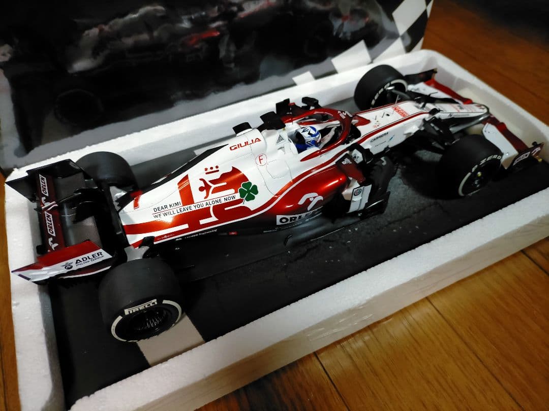 PMA 1/18 アルファロメオ F1 C41 ライコネン 2021 アブダビ