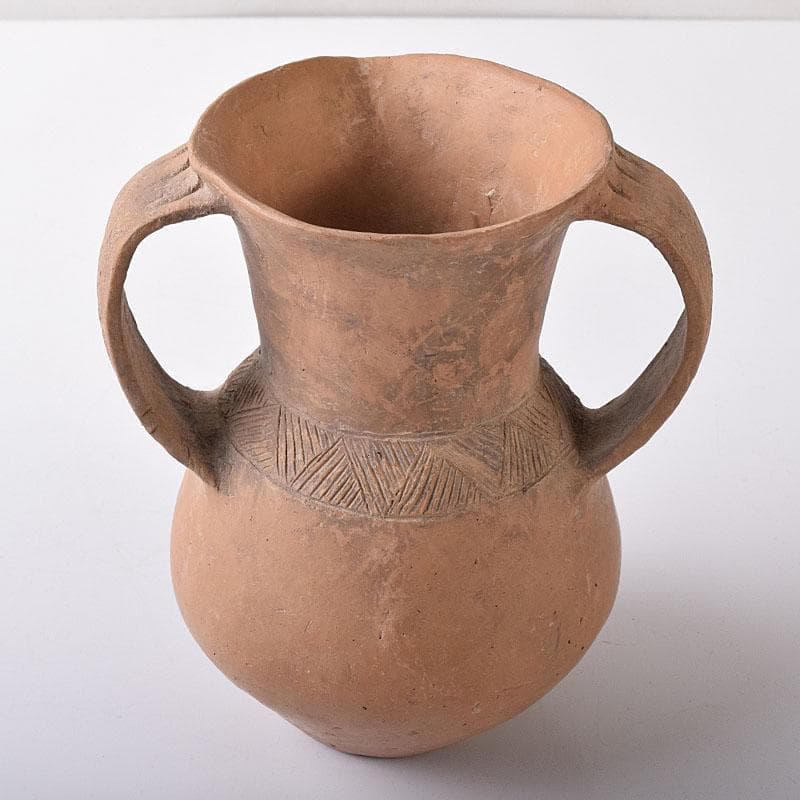 弥生式土器　水瓶　持ち手付水甕　C　R8432