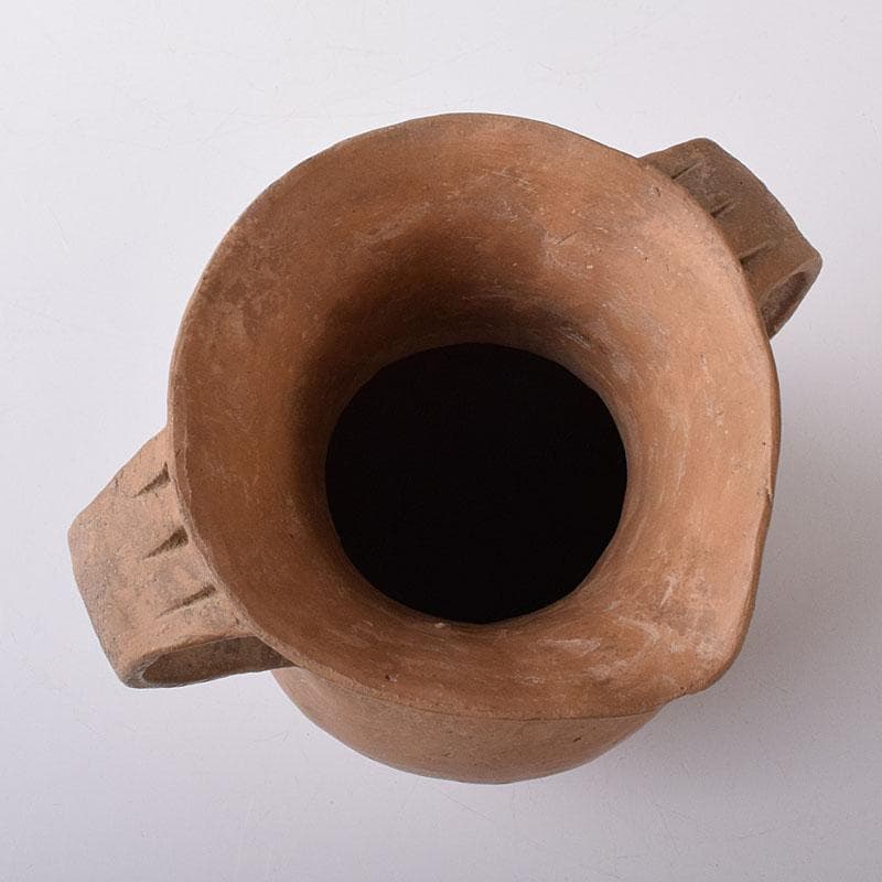 弥生式土器　水瓶　持ち手付水甕　C　R8432