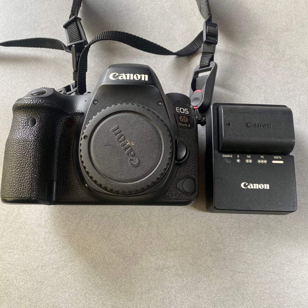 canon 6DMark 2 本体　バッテリー　ストラップ