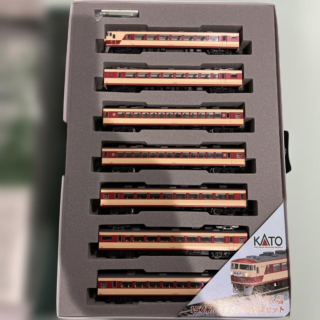 Nゲージ　KATO 10-393 157系 あまぎ 基本 7両セット