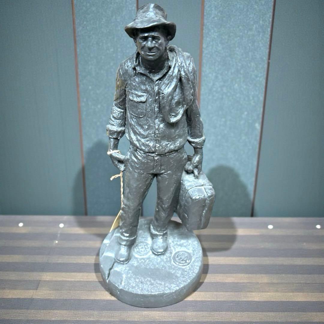 彫刻家 マイケルガーマン作 アンティーク アメリカンインテリア traveler