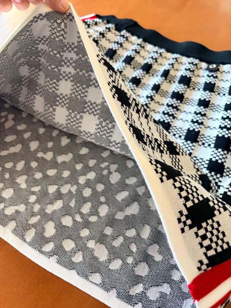 archivio チェック柄 ニットスカート38