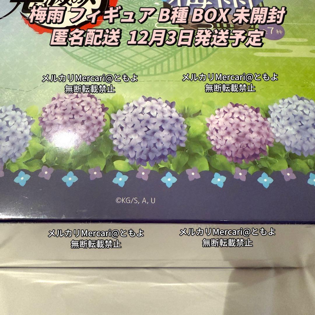 【12月3日発送】鬼滅の刃 中国限定 梅雨フィギュア B BOX ショッパー付き
