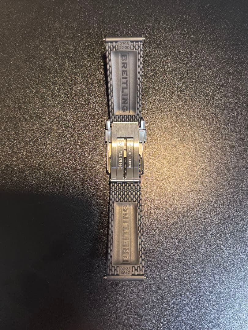 BREITLING ラバーベルト ブラック