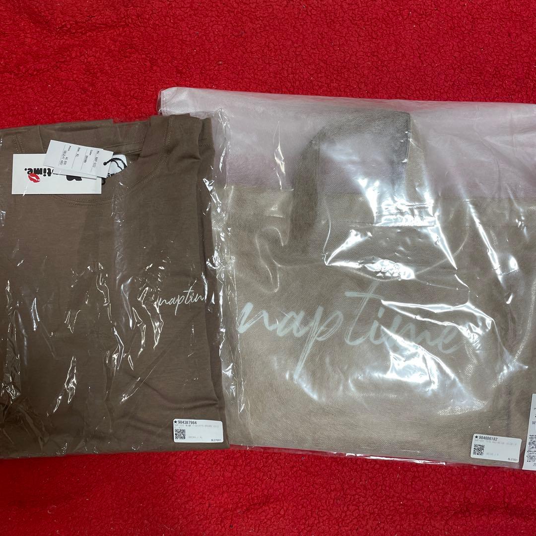 ナップタイム　naptime. Nissy 西島隆弘　刺繍Tシャツ　トートバック