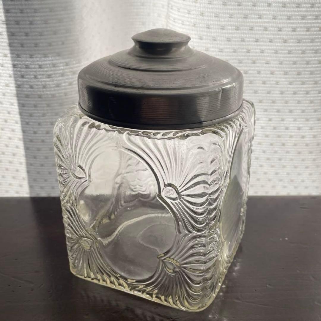 あめや瓶 シュガーポット ガラス瓶 和ガラス