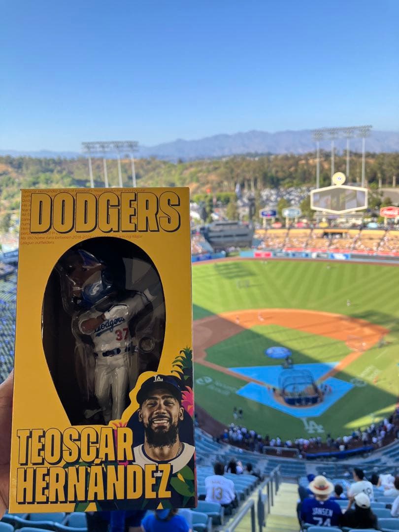 ドジャース テオスカー・ヘルナンデス フィギュア　2025年 7/23配布