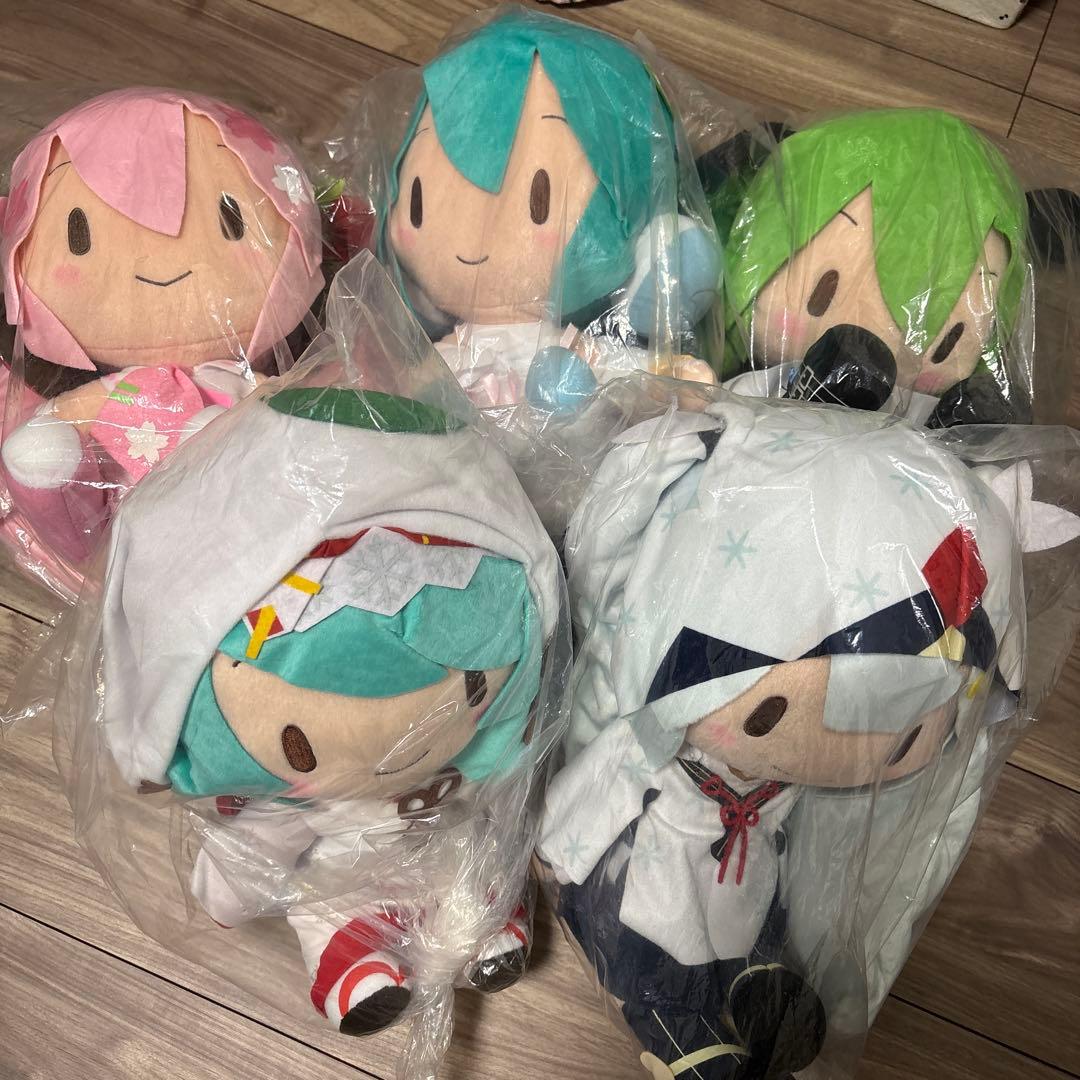 初音ミク　スペシャルふわふわぬいぐるみ　 5点セット