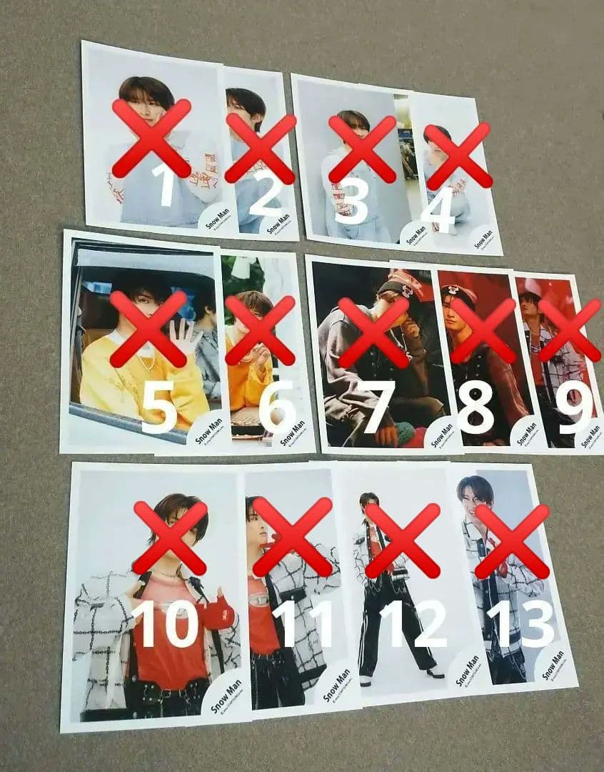 向井康二 公式写真76枚 バラ売り