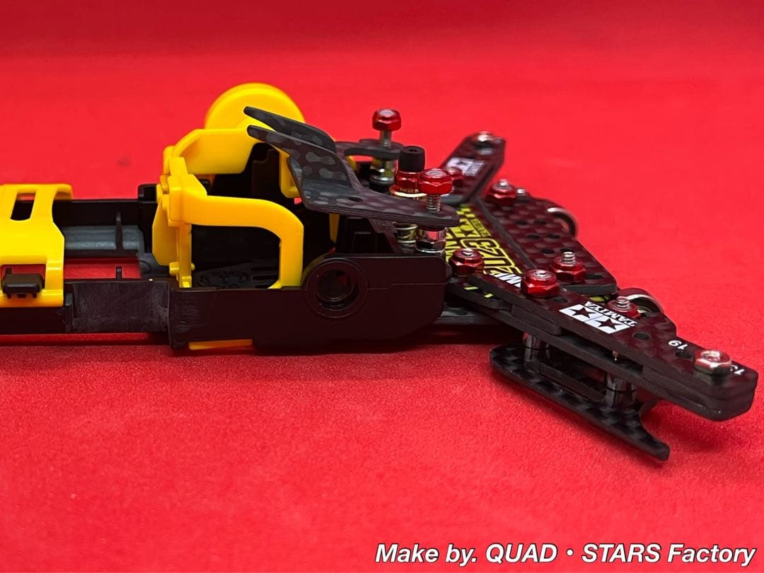 【ミニ四駆・VZ用】1軸リヤアンカー＋リヤスキッド＋モーター押さえ＋ Aパーツ