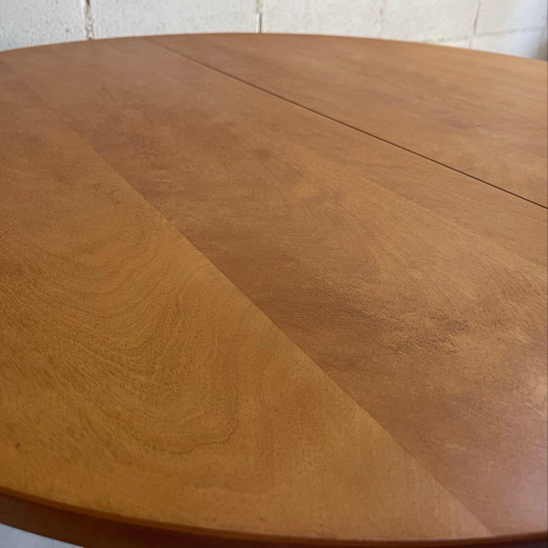 エクステンションテーブル　ラウンドテーブル　ヴィンテージ　ミッドセンチュリー