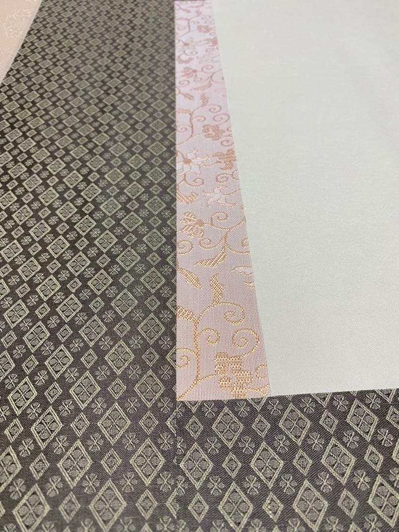 【未使用品・極美品】アンティーク　掛け軸　画題：枯木　百舌鳥