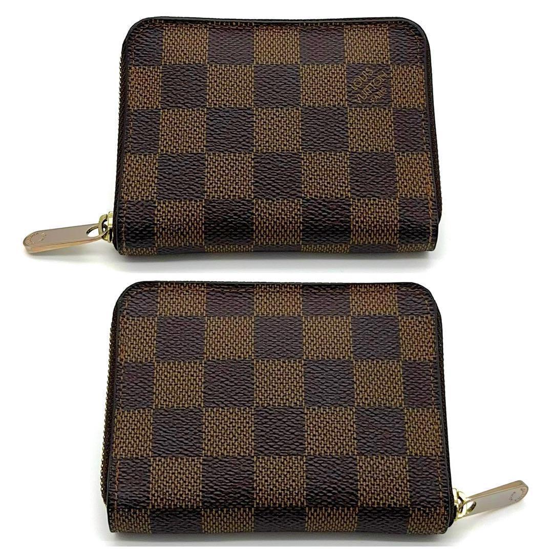 【美品】ルイヴィトン ダミエ ジッピーパース 小銭入れ カード入れ