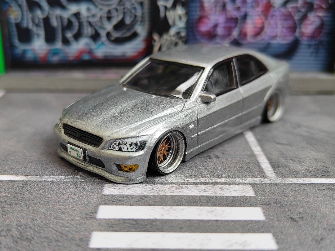 ホットウィールカスタム スバル BRZ パンデム 深リム イエロー トミカ改造