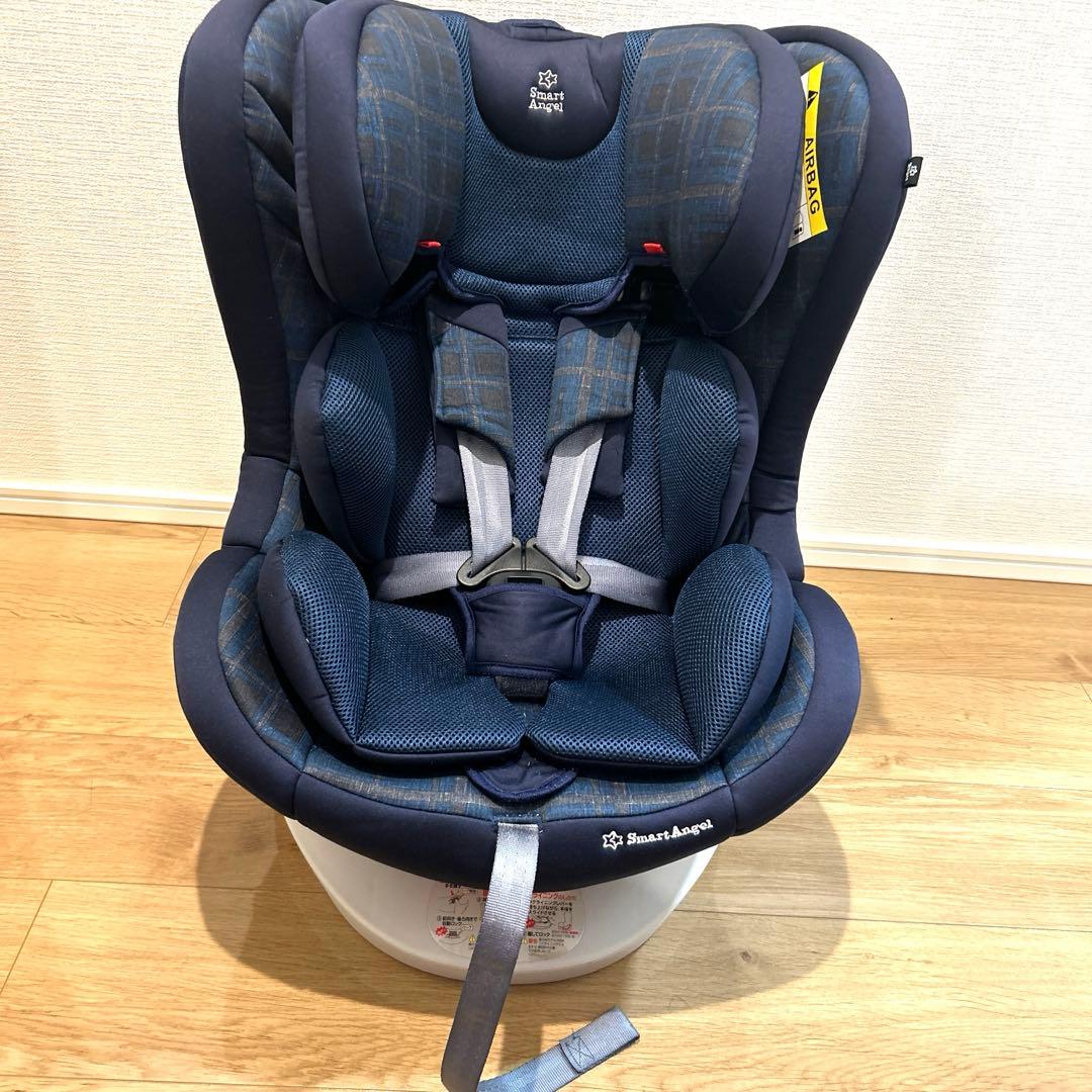 【良品】Smart Angel アイターンFIXロング チャイルドシート 回転式