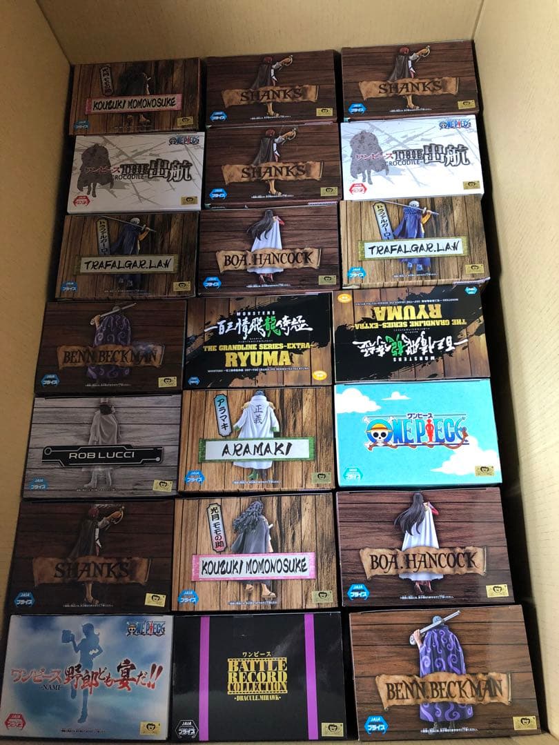 ワンピース　フィギュア　シャンクス　ベックマン　ルッチ　ティーチ　63個