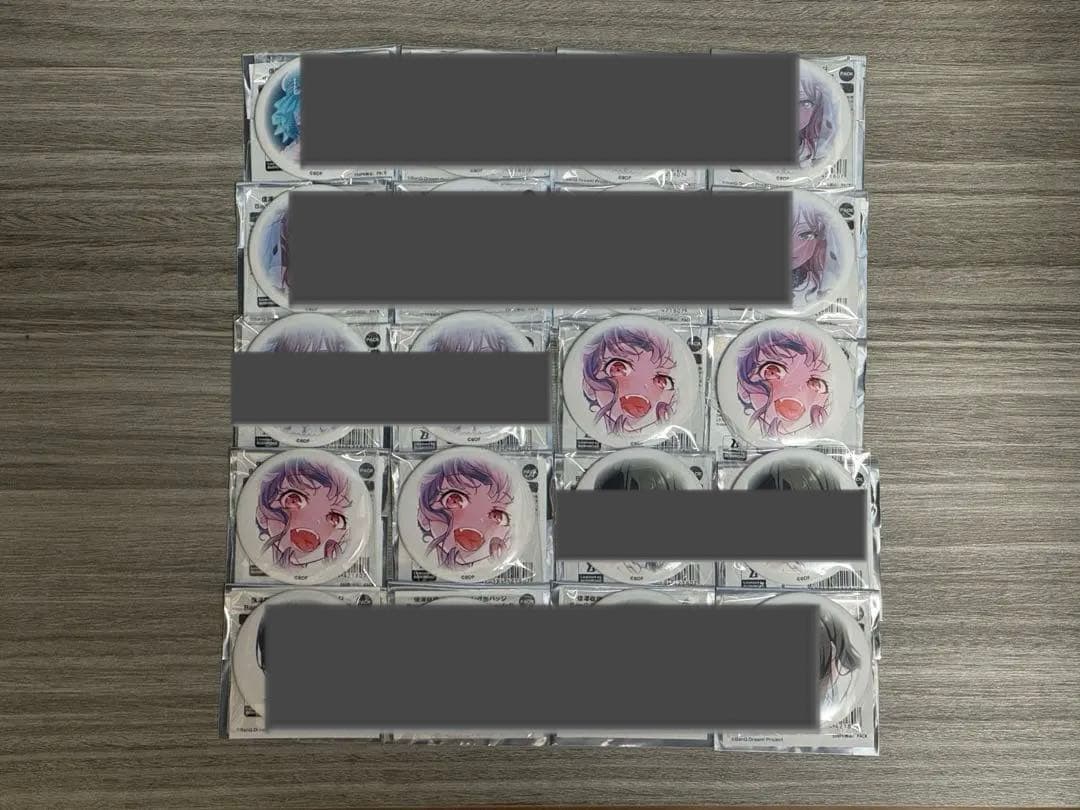 信澤収展　缶バッジ　ロゼリア 20個セット