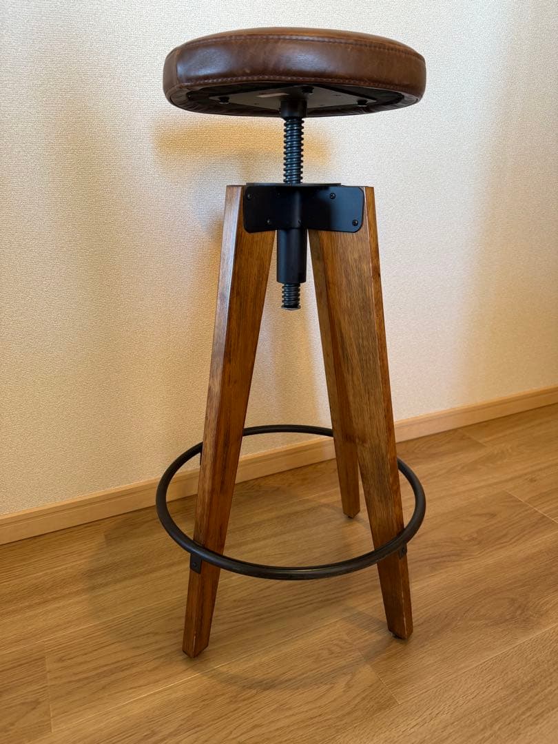 【みつぎ】ジャーナルスタンダードファニチャー シノン レザーハイスツール