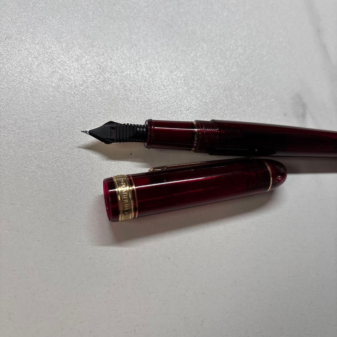 プラチナ万年筆　3776センチュリー SFニブ 細軟　14K