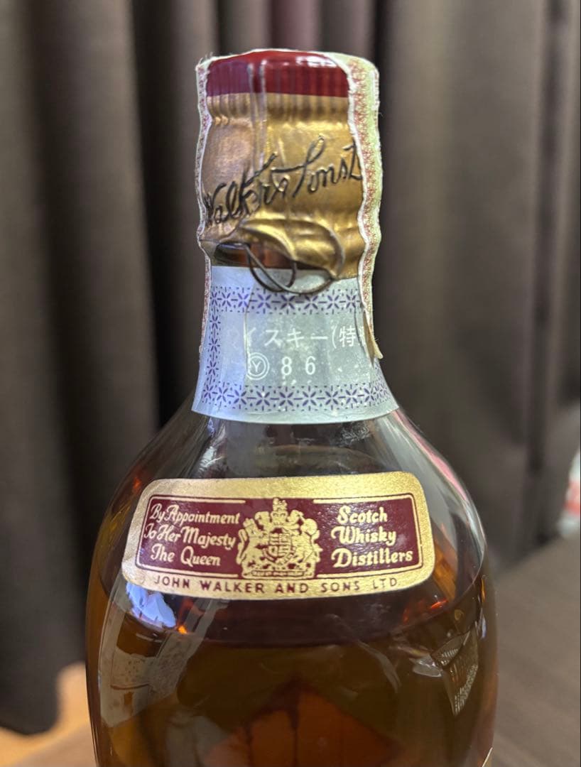 ジョニーウォーカー レッドラベル 特級ティンキャップ 760ml レア古酒