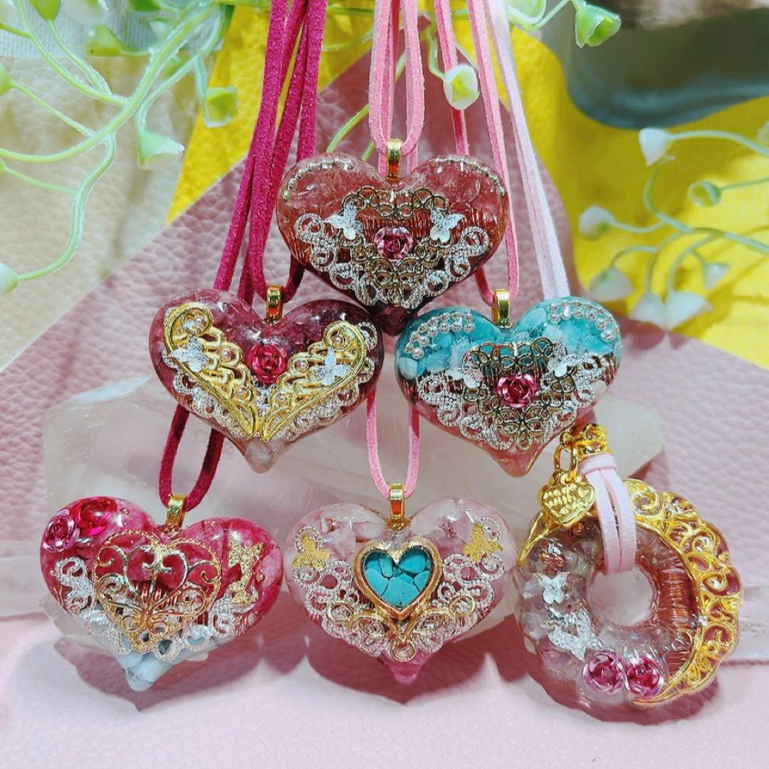 癒しのオルゴナイト❤️オーラクォーツ＋ロードナイトのフレンチクルーラー♡