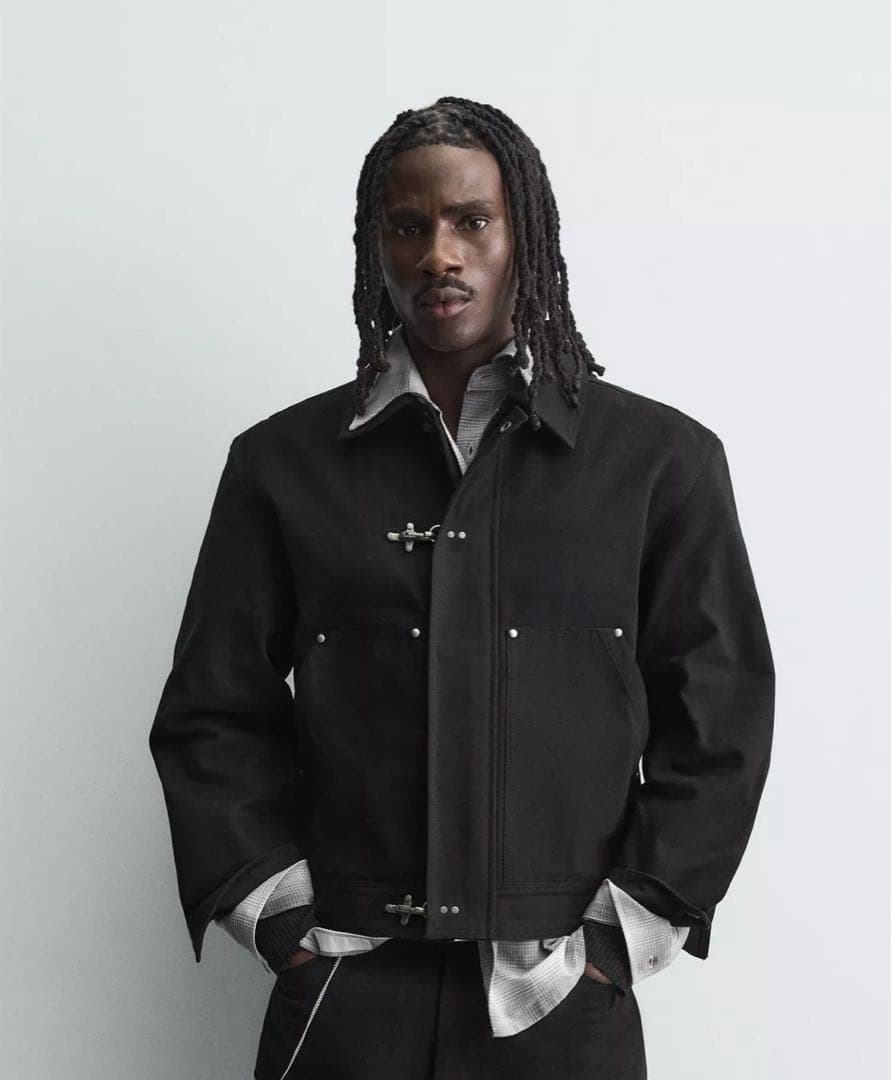 【完売品S】ZARA ファイヤーマン リラックスフィットトグルジャケット