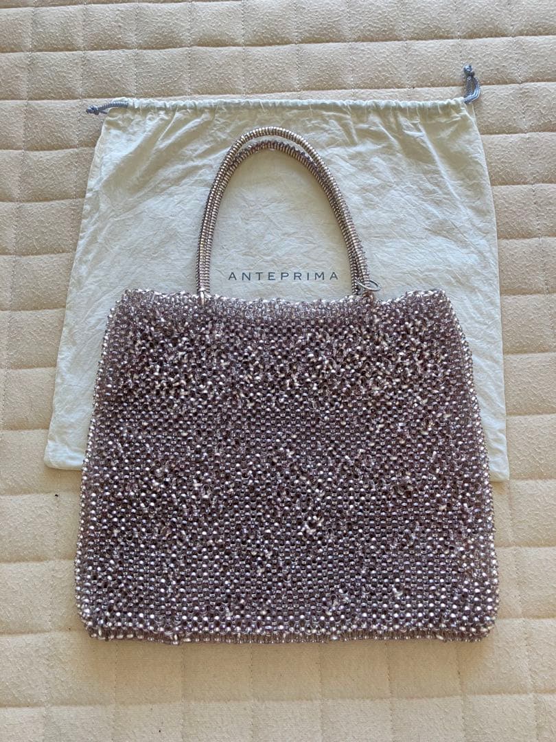 アンテプリマ シルバーピンク ワイヤーバッグ