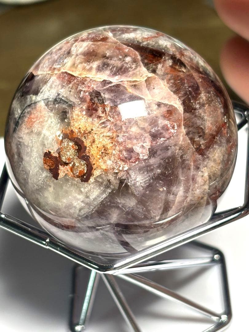 オーラライト23 スフィア47.0㎜　（新品未使用）レッド高品質　シラーあり