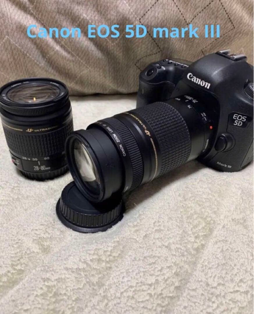 キャノン☆Canon EOS 5D MarkIII標準&望遠ダブルレンズセット