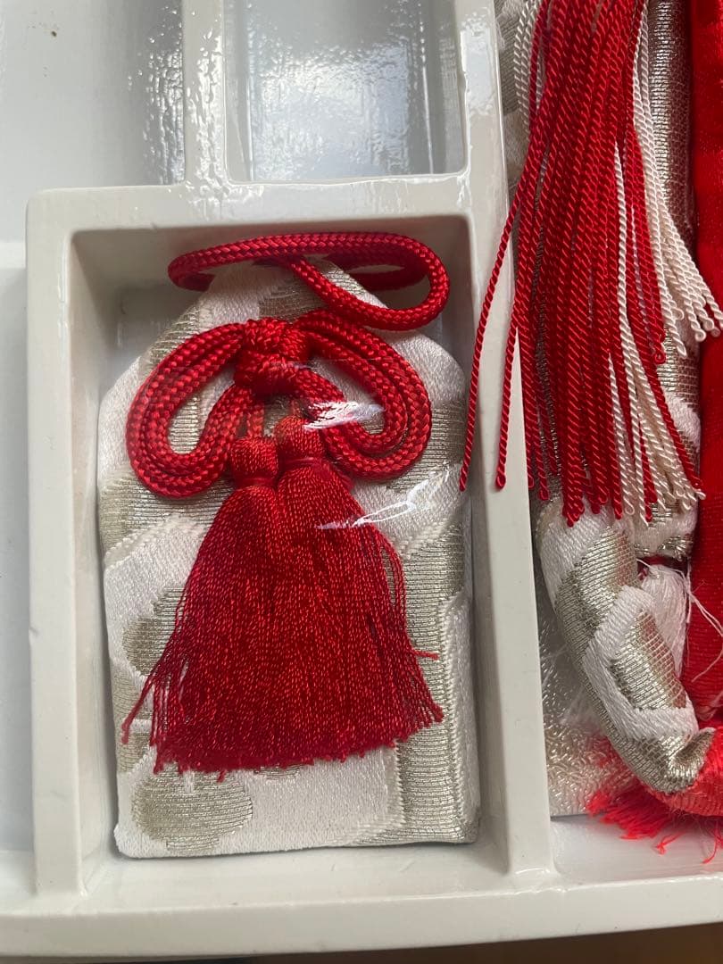 七五三　作り帯　草履　バッグ　はこせこセット（7歳）