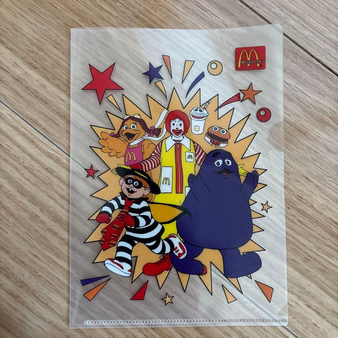 ◆レアなミニクリアファイル◆マクドナルド　マック　マクド