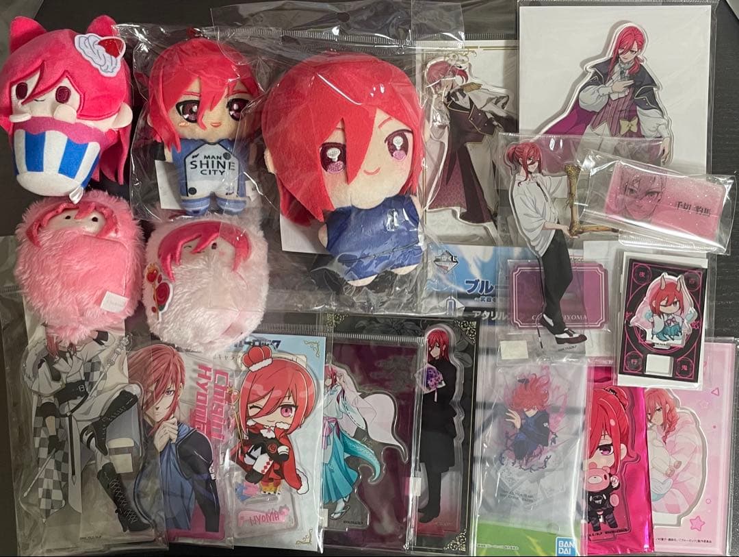 ブルーロック 千切豹馬 アクリルスタンド ぬいぐるみ