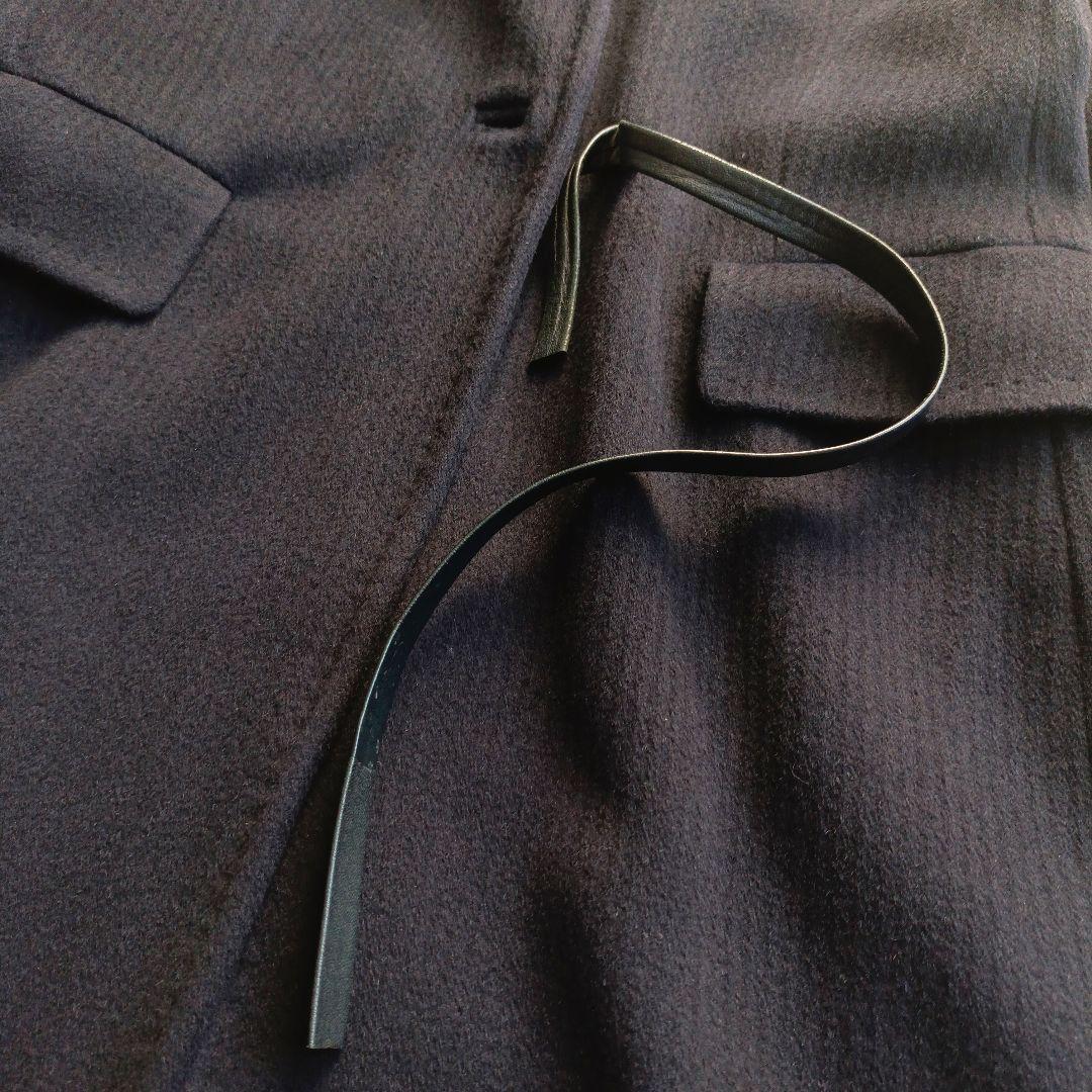 最高級 白タグ マックスマーラ アルパカ コート　ネイビー　38